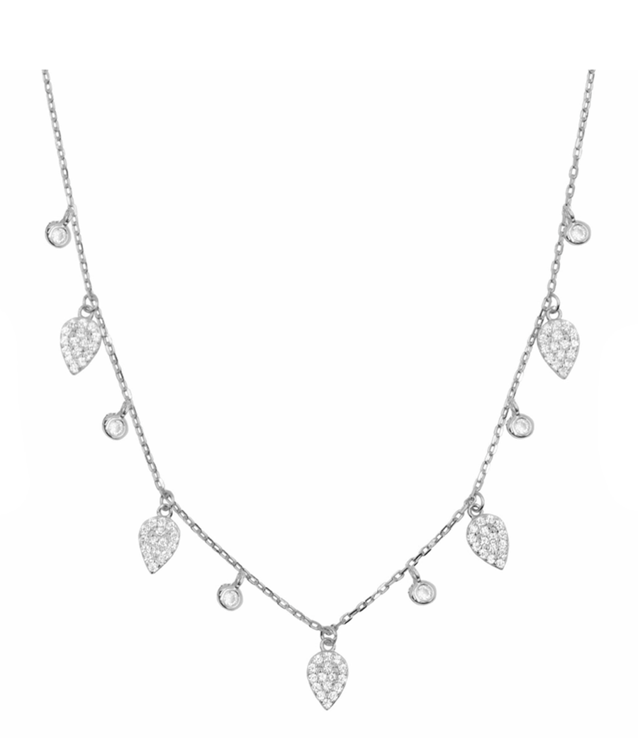 Leaf and Dew Drop Necklace