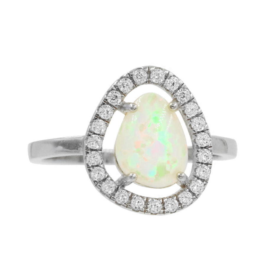 Opal Pebble Ring