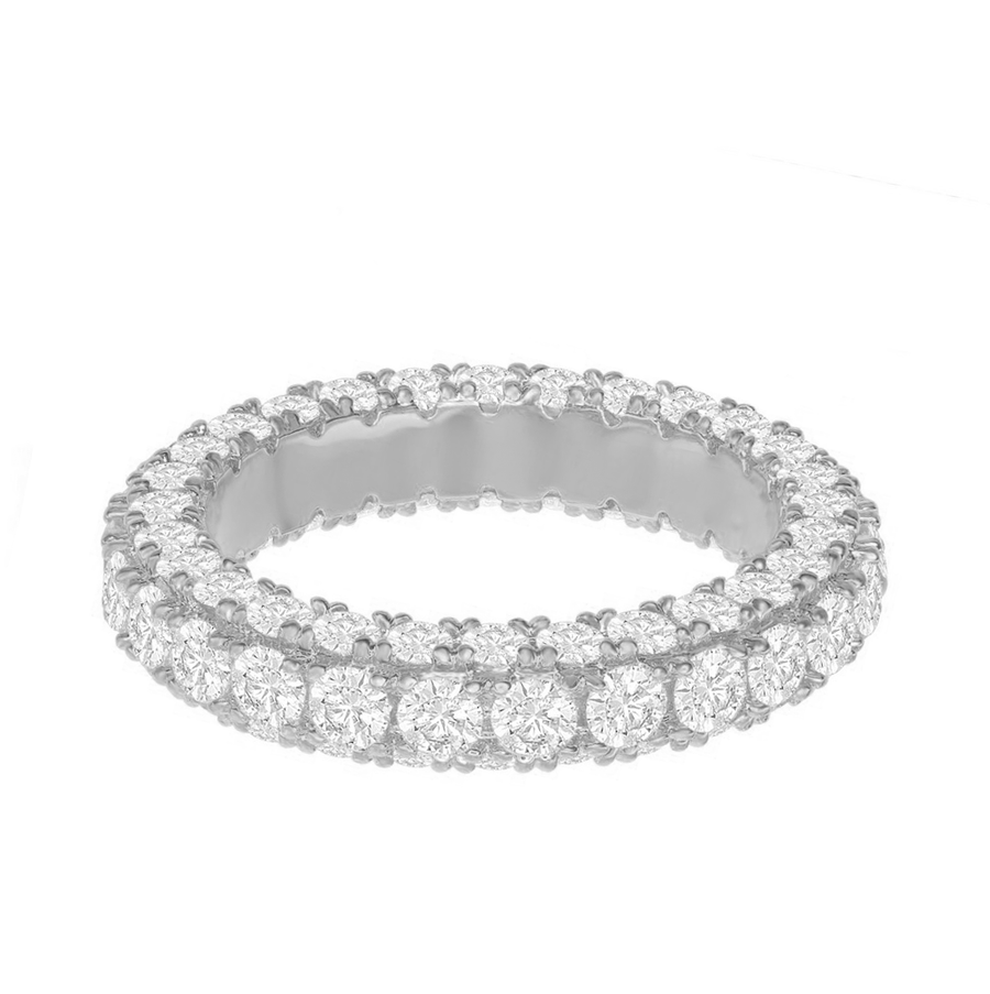Triple Row Eternity Band