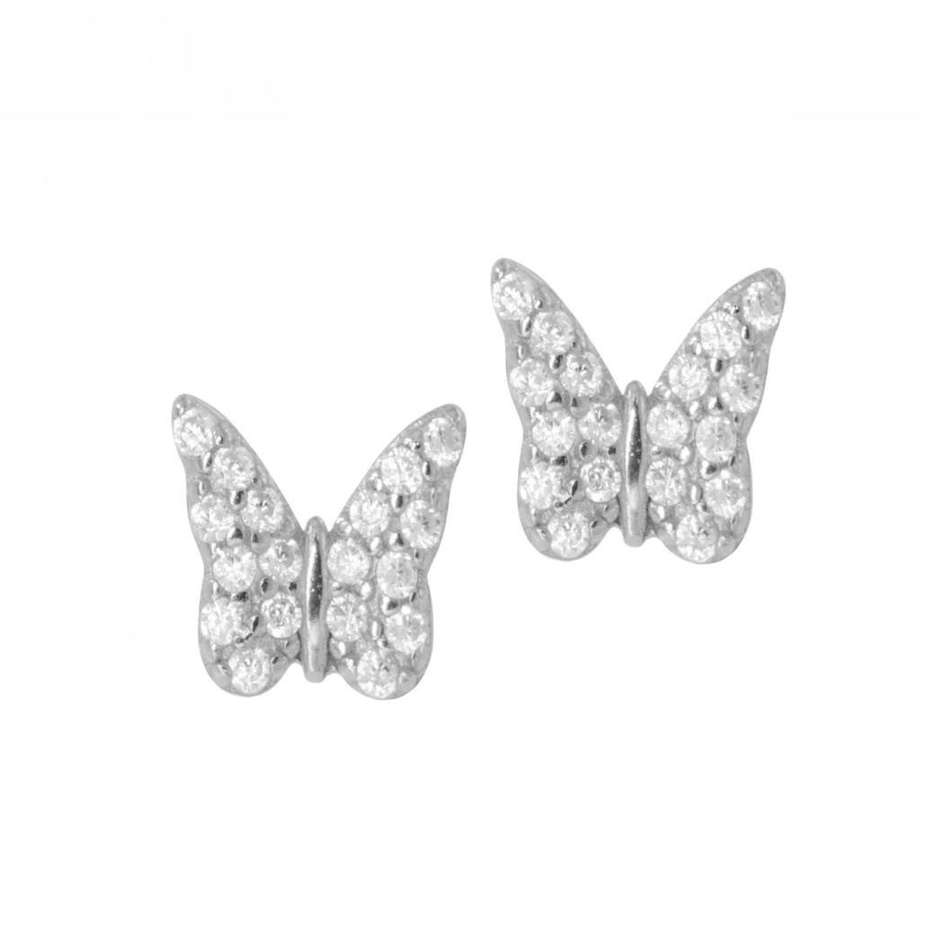 Mini Butterfly Stud Earrings