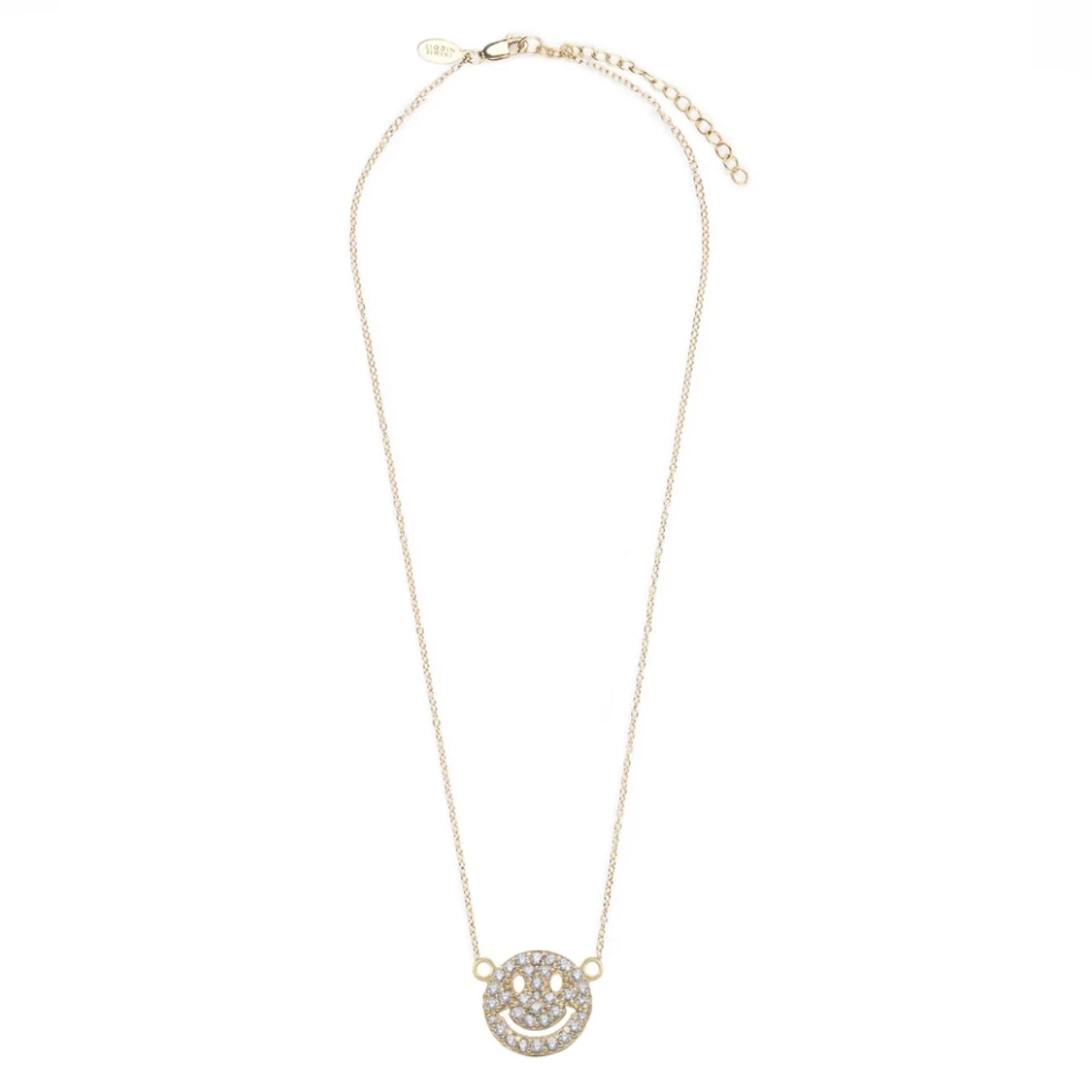 Pave Smile Necklace
