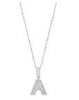 Sparkle Baguette Initial Necklace