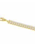 Round Double Row Tennis Bracelet