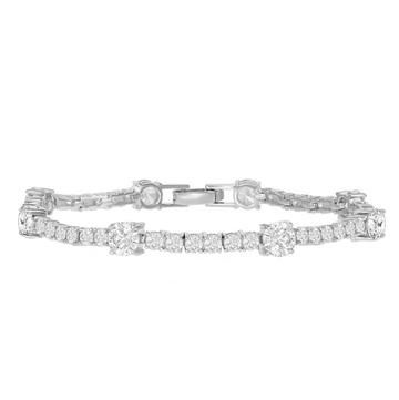 Classic Station Tennis Bracelet