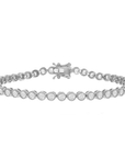 Milgrain Round Bezel Tennis Bracelet