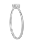 Petite Pear Solitaire Ring