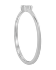 Petite Heart Solitaire Ring