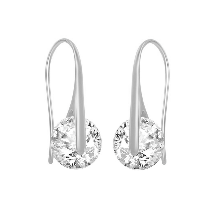 Spinning Sparkle Wireback Earrings
