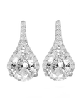 Framed Pear-Shaped Earrings