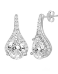Framed Pear-Shaped Earrings