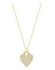 Pave Sparkle Heart Necklace