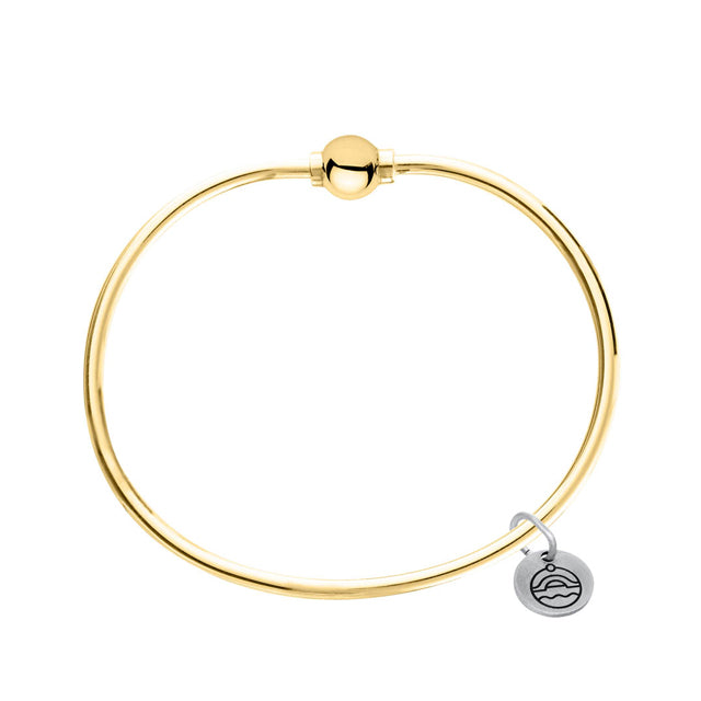 14k Yellow Gold Single Ball Cape Cod Bracelet